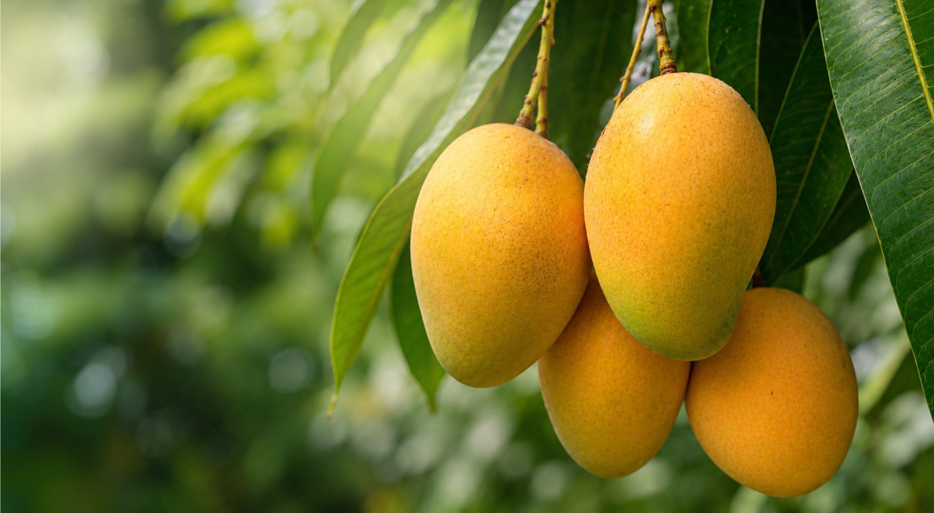 Mangoes on the tree